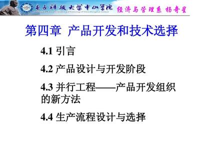產品開發與技術選擇 技術開發的策略與實踐